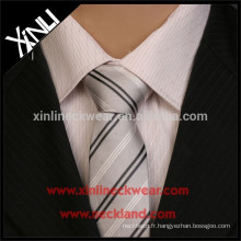 Cravate tissée par coutume de polyester jacquard
